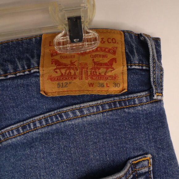 levi's. jeans. 512 jeans men size  W 36 L30 - Picture 5 of 6